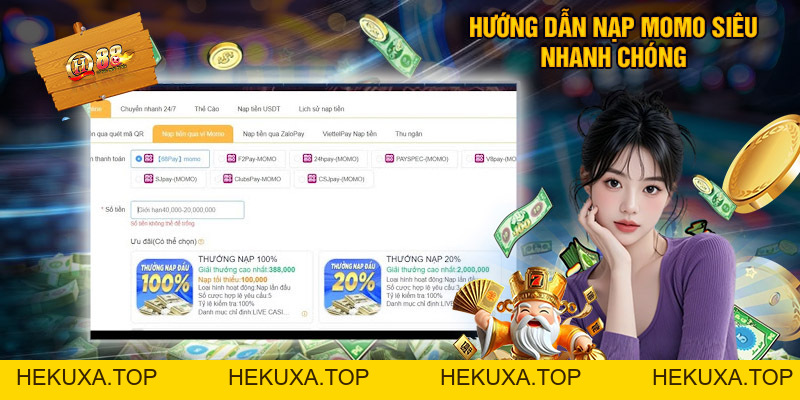 Hướng Dẫn Nạp MoMo - Tại QH88 Thành Công 100% - hekuxa.top